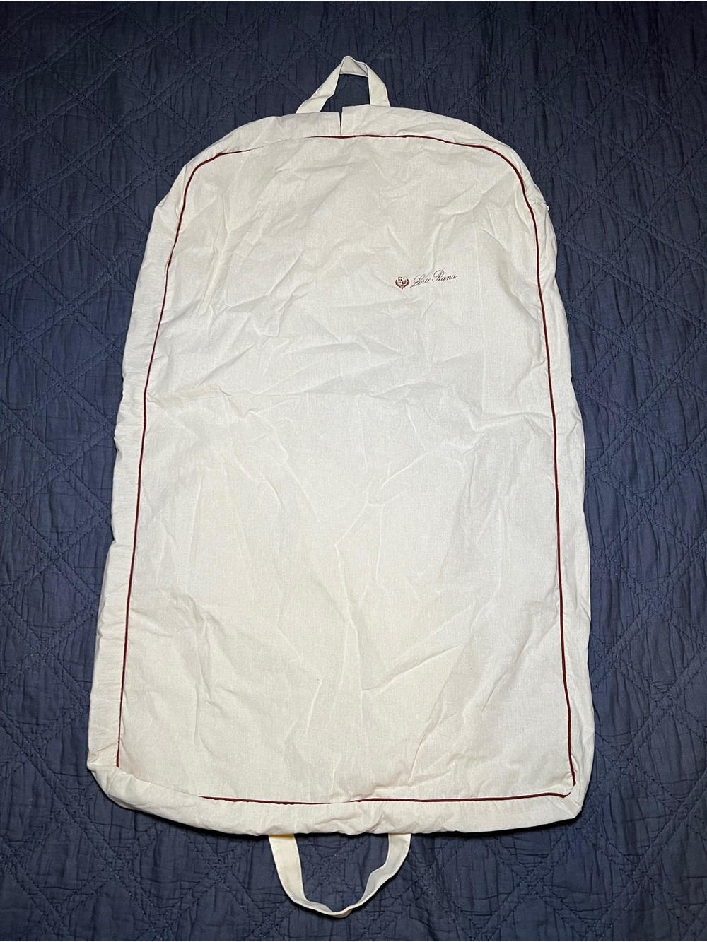Loro Piana Cream Garment Bag | Travel Bag